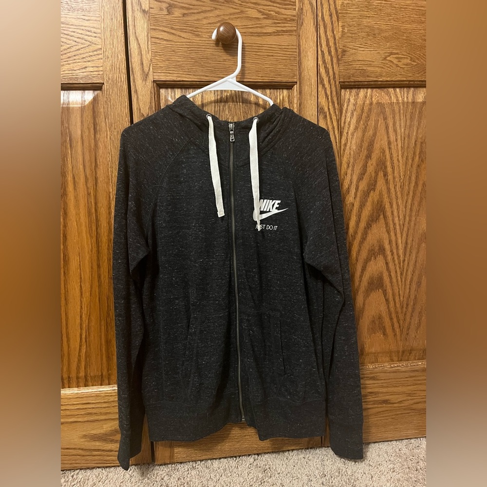 Nike - Zip up Jacket - Dark Grey - Size:MEDIUM